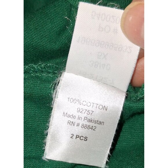 Dreams & Co. Womens Green Christmas Tree Graphic 5X T-Shirt 100% Cotton - Picture 6 of 6